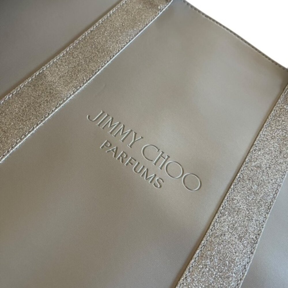 Gold glitter Jimmy Choo sparkles